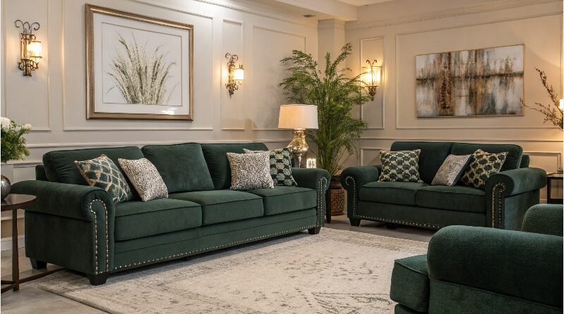 Dark Green Couches Decorating Advice: A Guide for Stylish Living Spaces