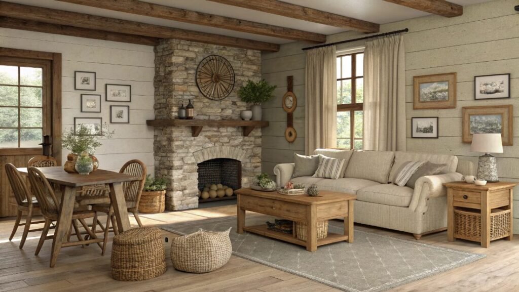 How can you create the perfect farmhouse decor style at home